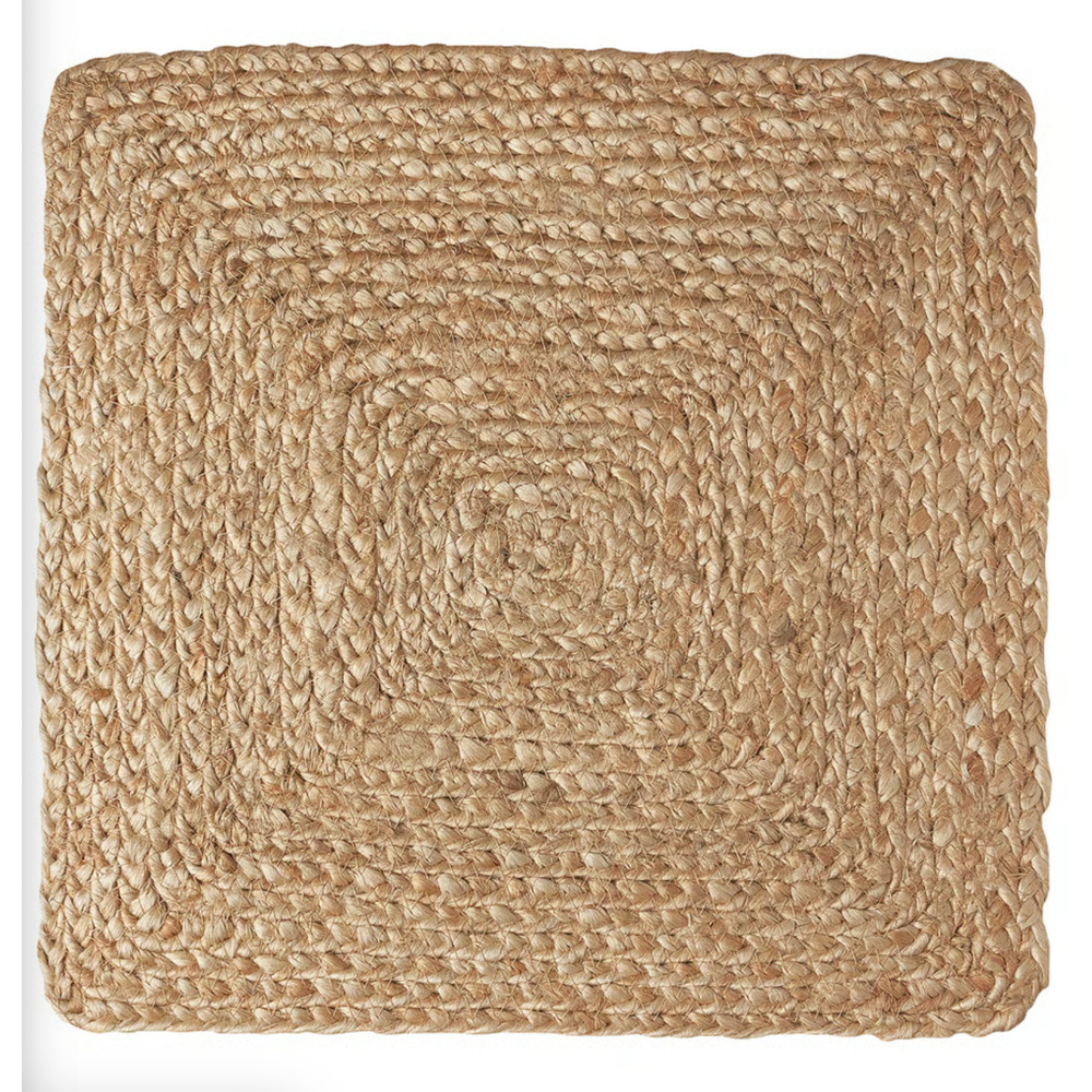 IKEA OMBONAD Place Mat, Jute Braided, 15"x15" (105.277.75) NEW